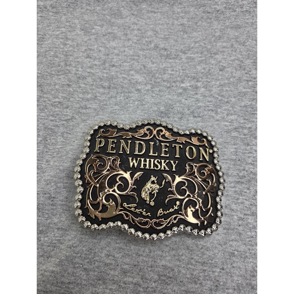 Pendleton Whisky Bronze Gold Stallion Horse Belt Buckle